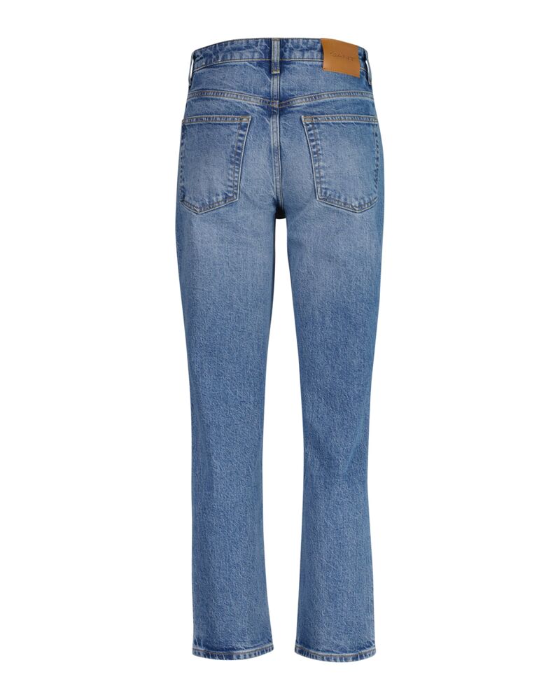Straight Leg Cropped Jeans