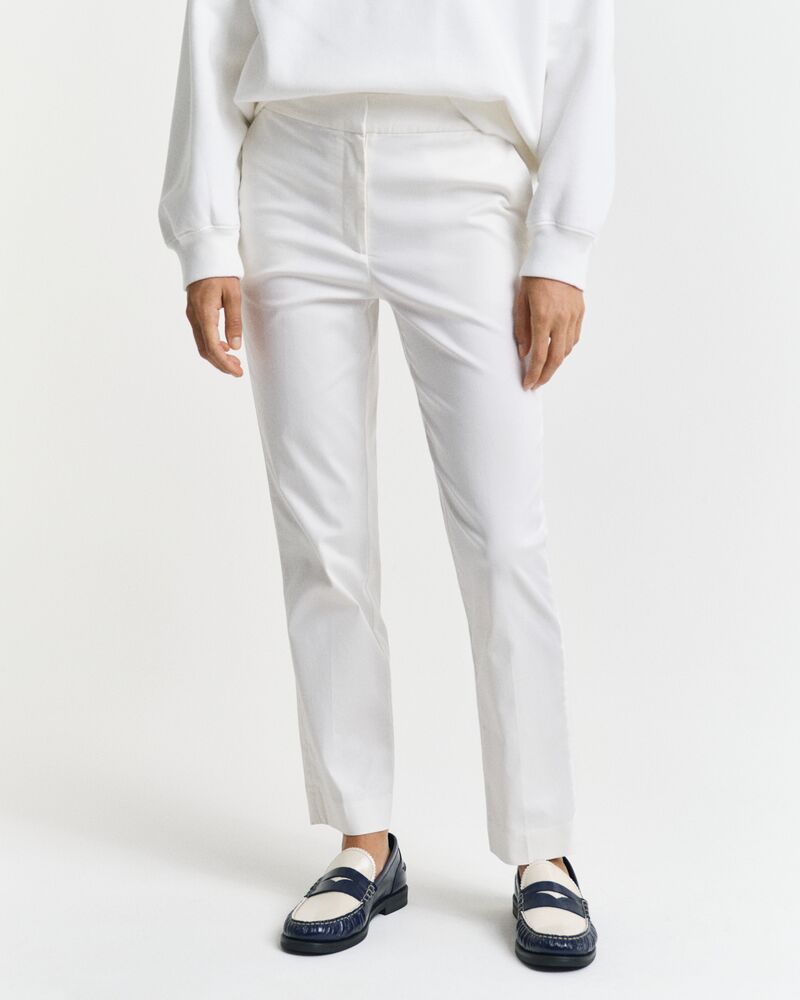 Slim Fit Cigarette Slacks