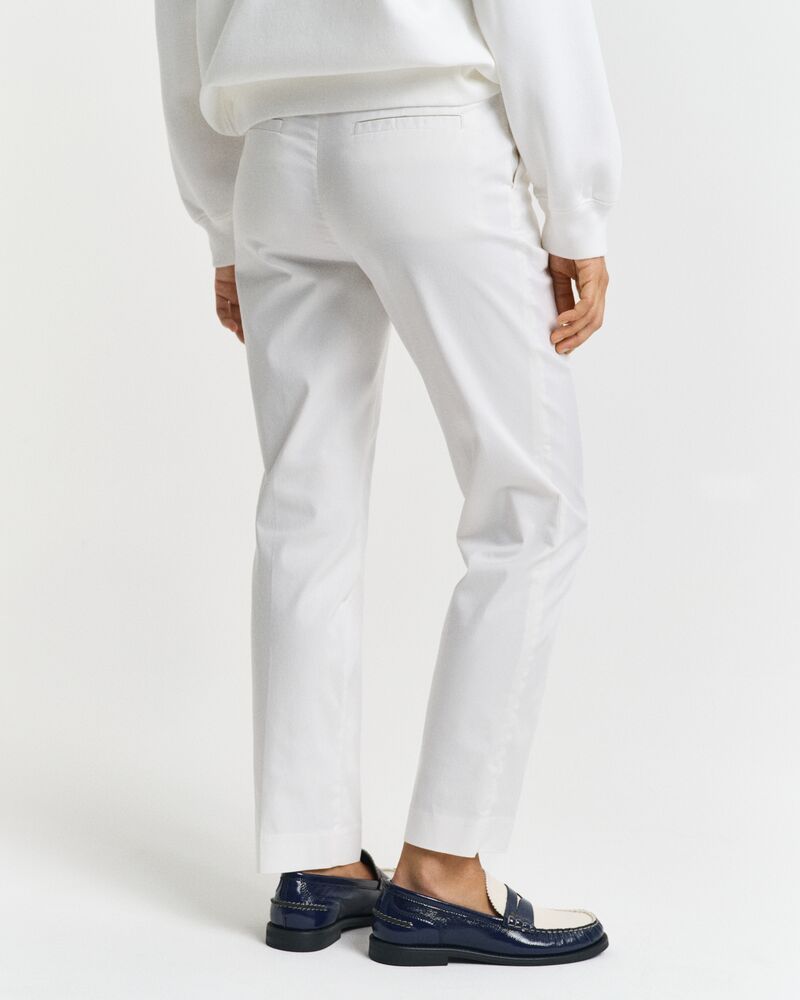 Slim Fit Cigarette Slacks