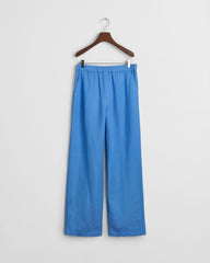 Relaxed Fit Linen Blend Pull-On Pants