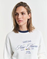 Sailing Crew Graphic Sweatshirt