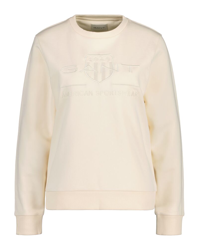 REG TONAL SHIELD C-NECK SWEAT Beige / S