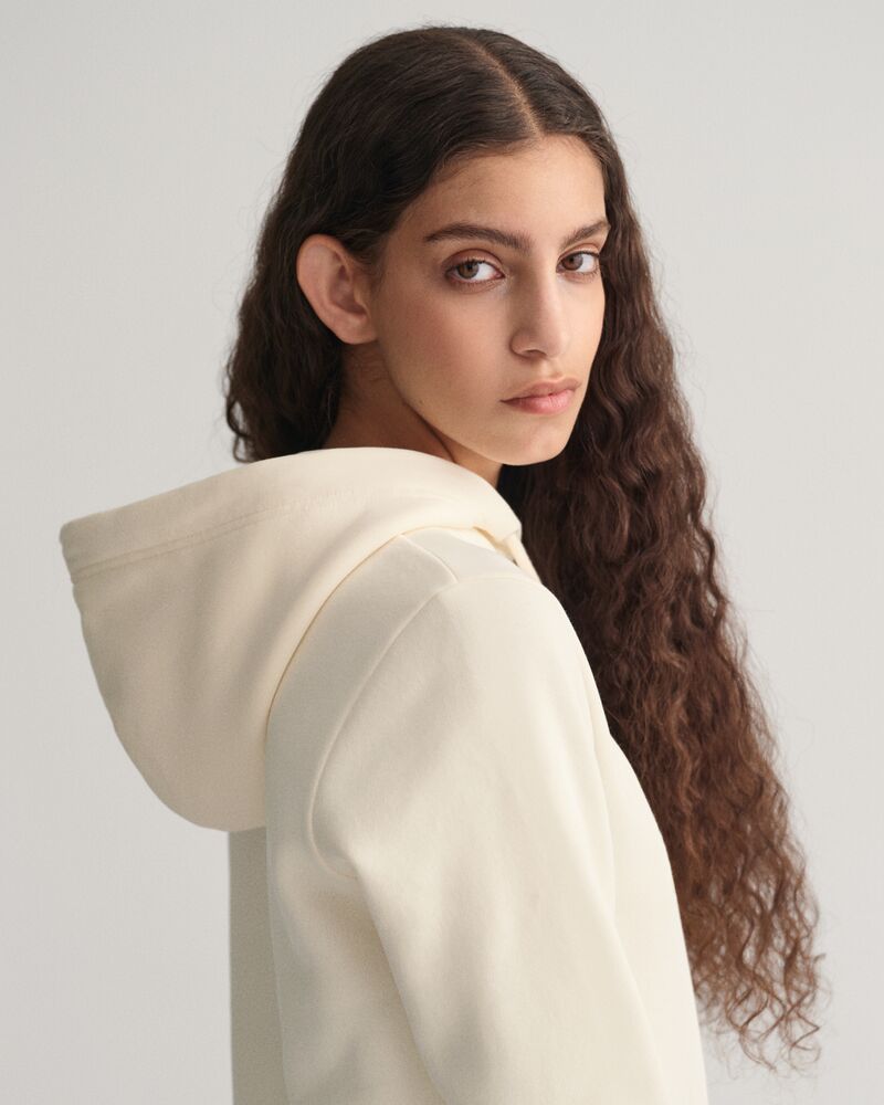 REG TONAL SHIELD HOODIE Beige / S