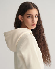 REG TONAL SHIELD HOODIE Beige / S
