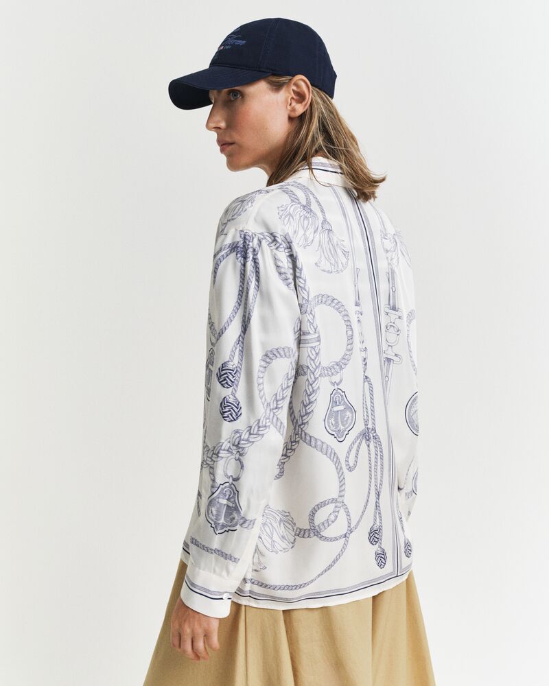 Relaxed Fit Sailing Print Shirt
