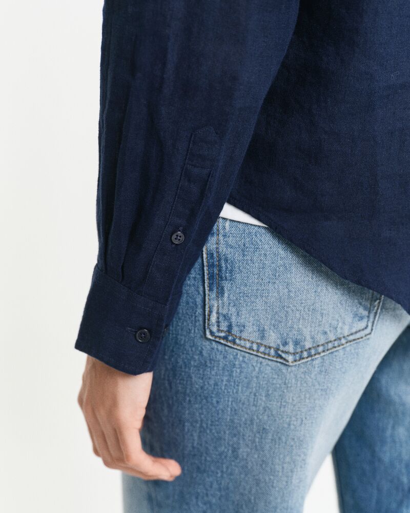 Regular Fit Linen Shirt