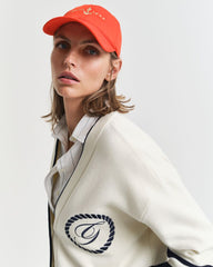 GANT VARSITY V-NECK CARDIGAN Beige / S