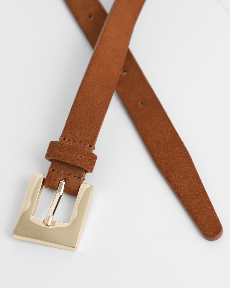 Slim Suede Belt