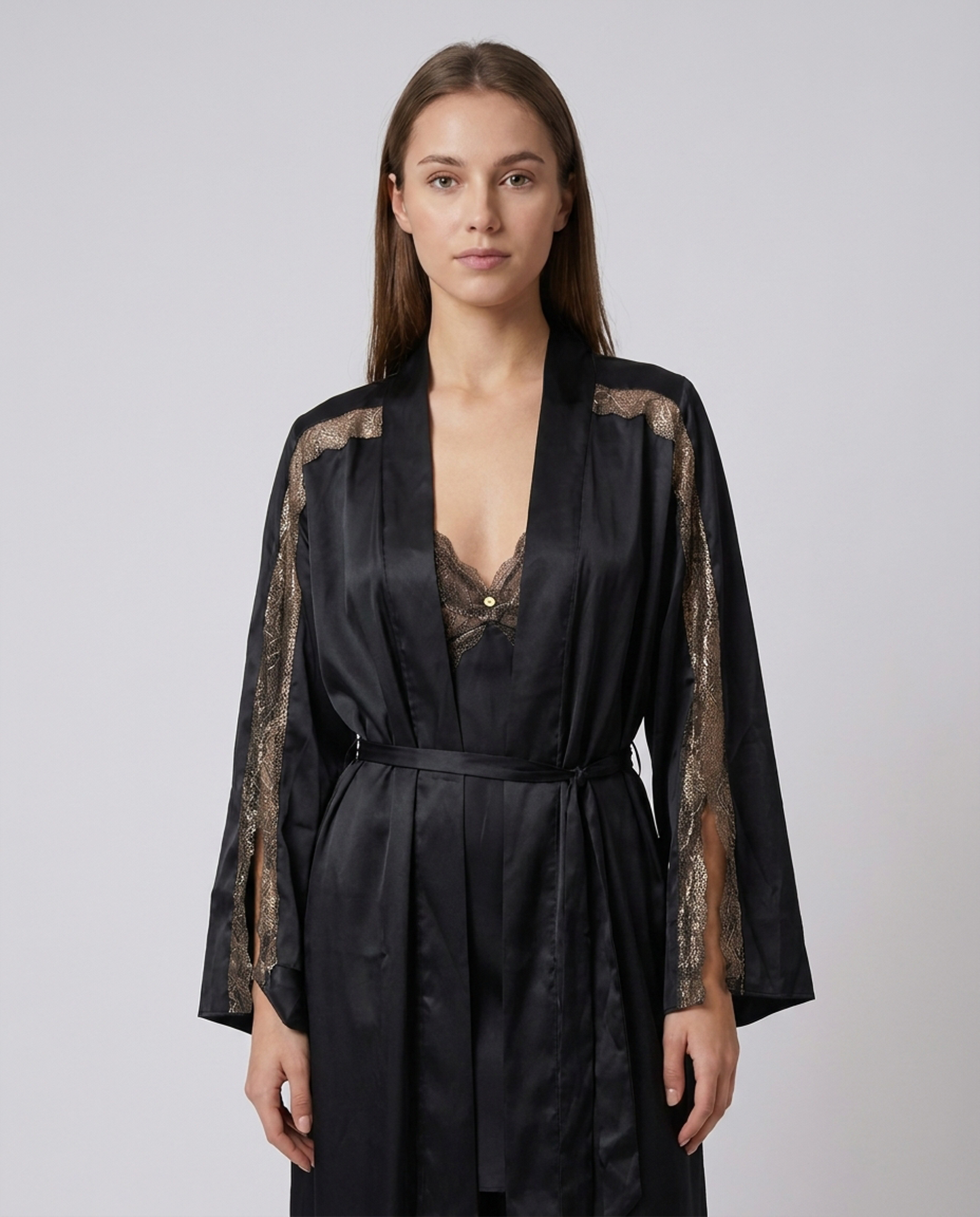 Isla & Evie Satin Robe