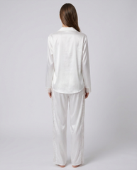 Isla & Evie Satin Two-Piece Pajama Set