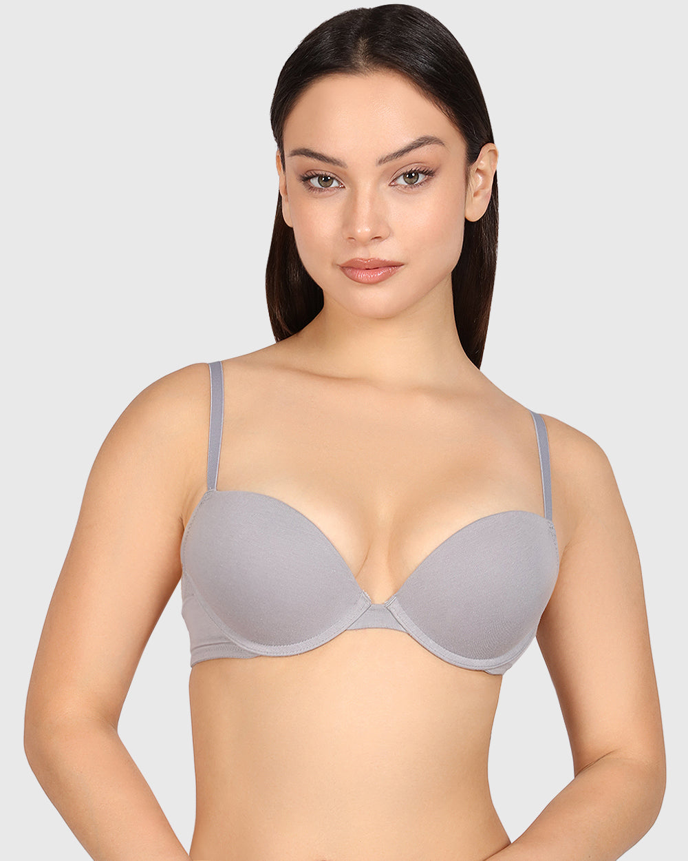 La Senza Trend Remix Plunge Bra Grey / 34B