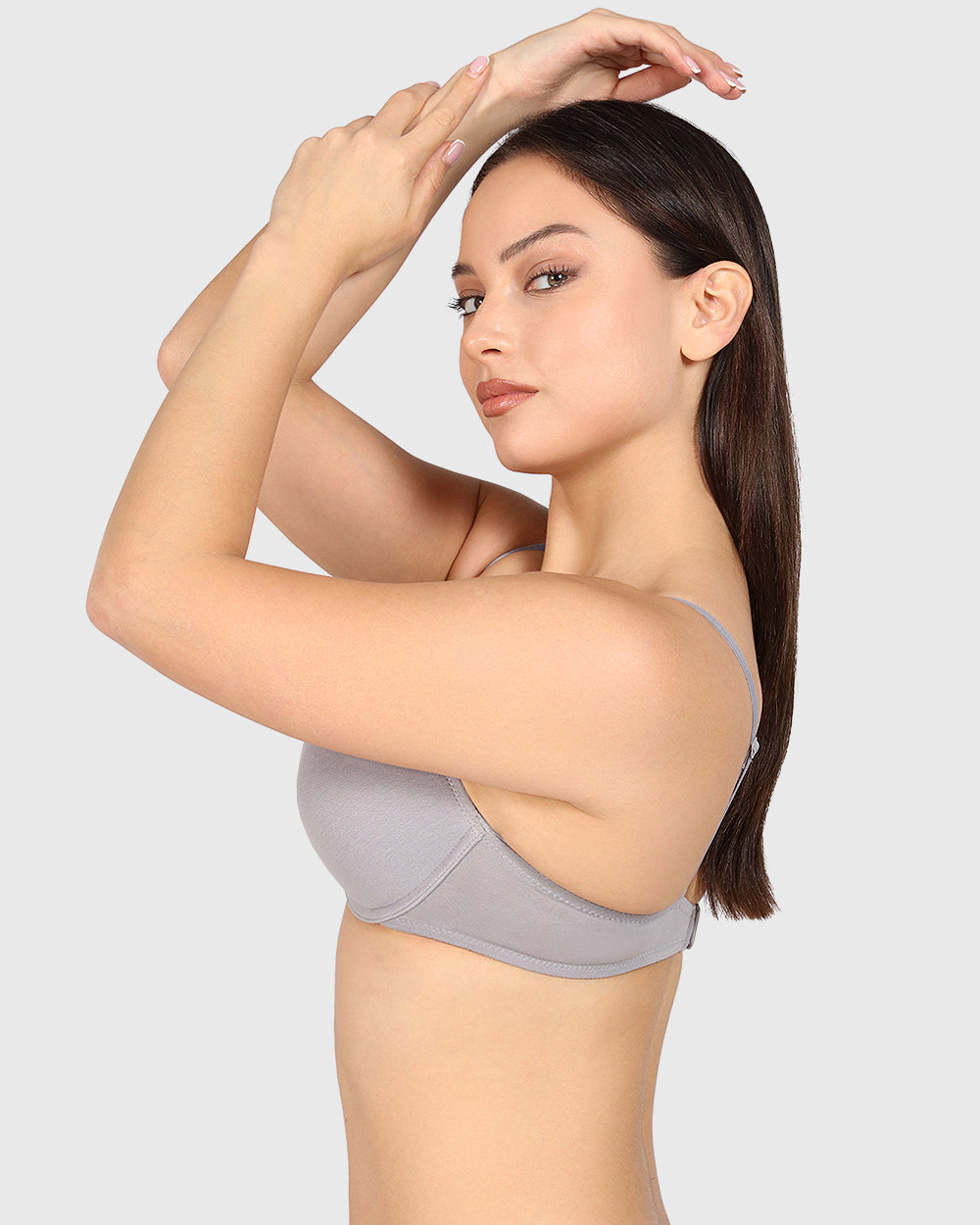 La Senza Trend Remix Plunge Bra Grey / 34B