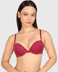 La Senza Trend Remix Plunge Bra Dark Pink / 34B