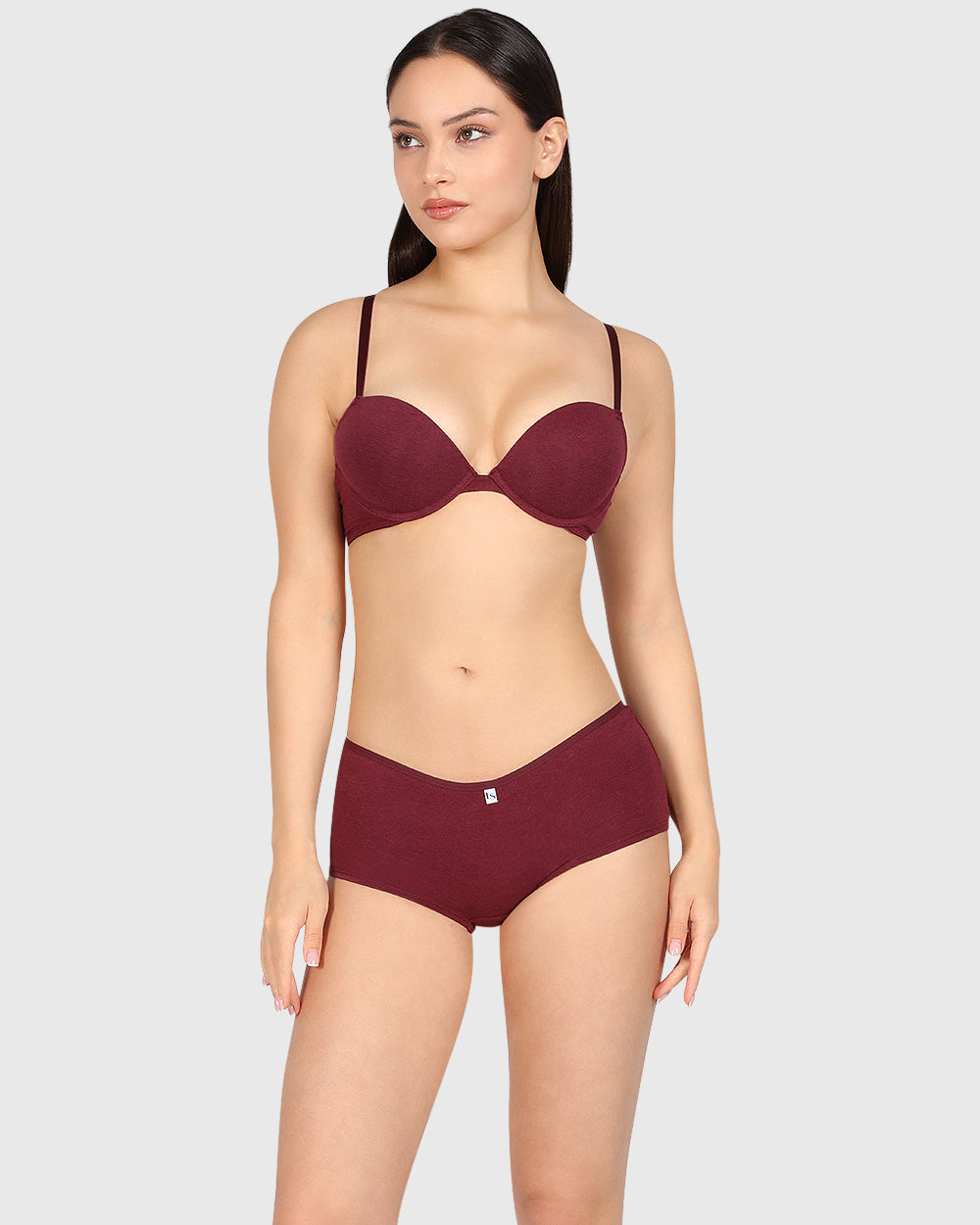 La Senza Trend Remix Plunge Bra Dark Red / 34B