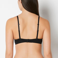 La Senza Up 2 Cup Push Up Bra in Tuxedo Black