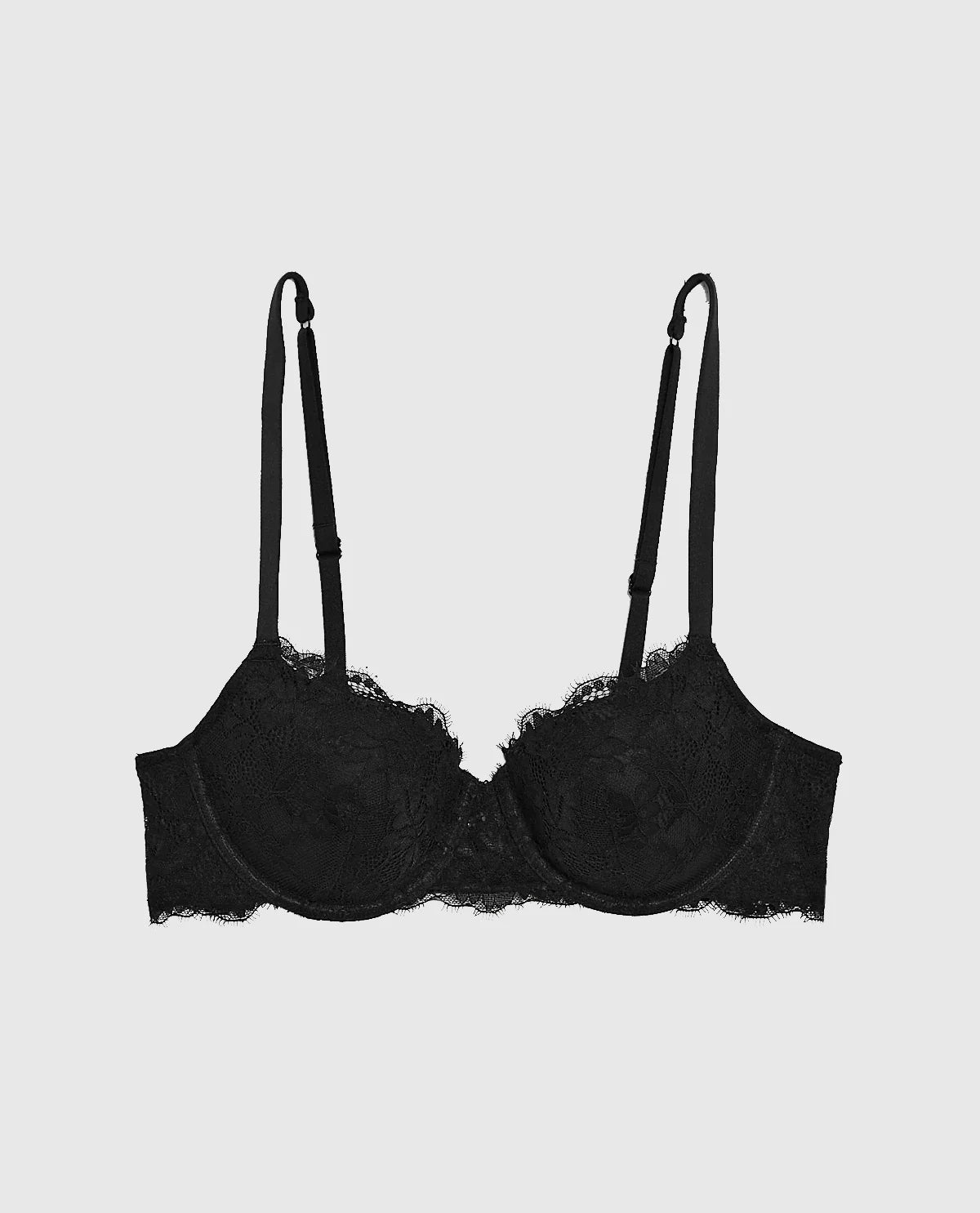 La Senza Lightly Lined Balconette Bra with Allover Lace