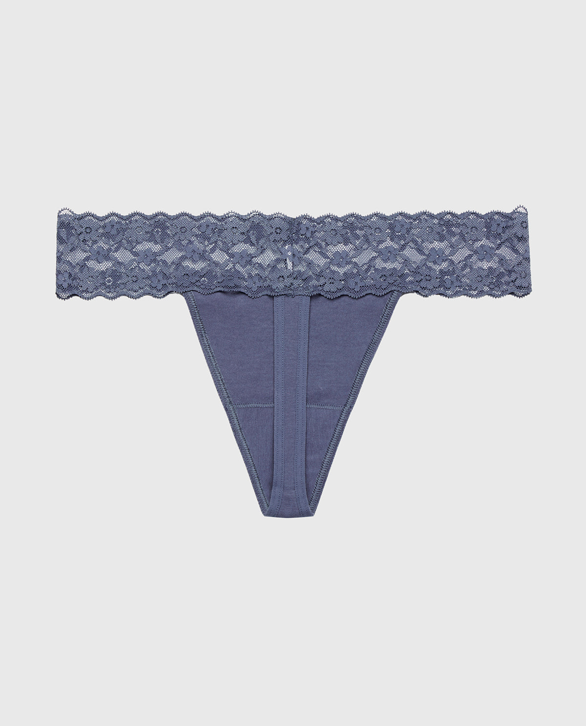 La Senza Thong Panty With Lace Trim