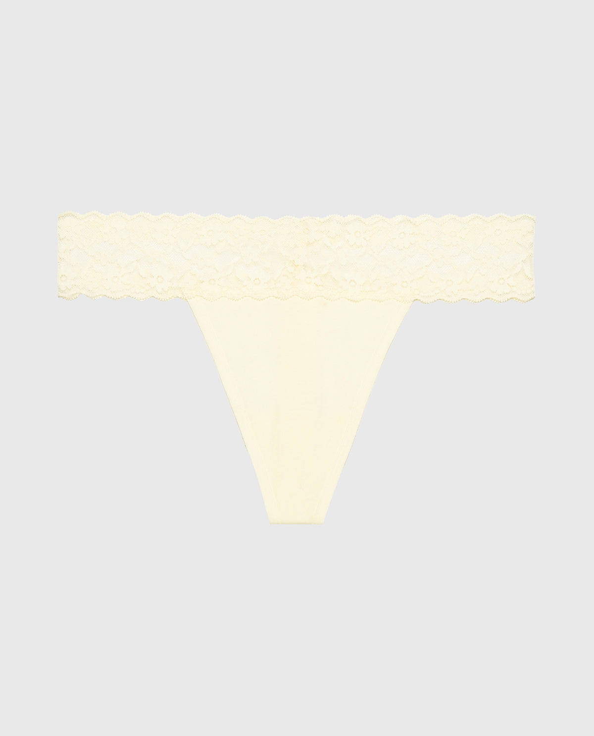 La Senza Thong Panty With Lace Trim