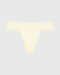La Senza Thong Panty With Lace Trim