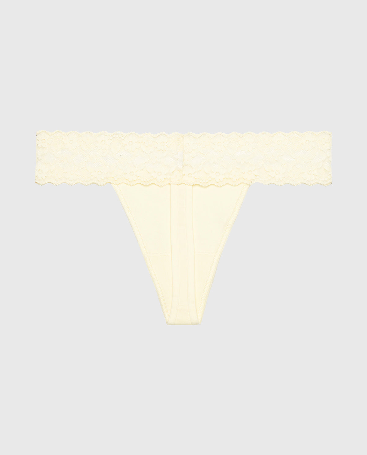 La Senza Thong Panty With Lace Trim