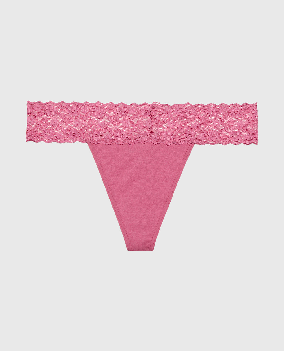 La Senza Thong Panty With Lace Trim