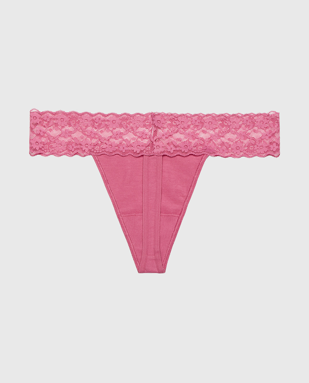La Senza Thong Panty With Lace Trim