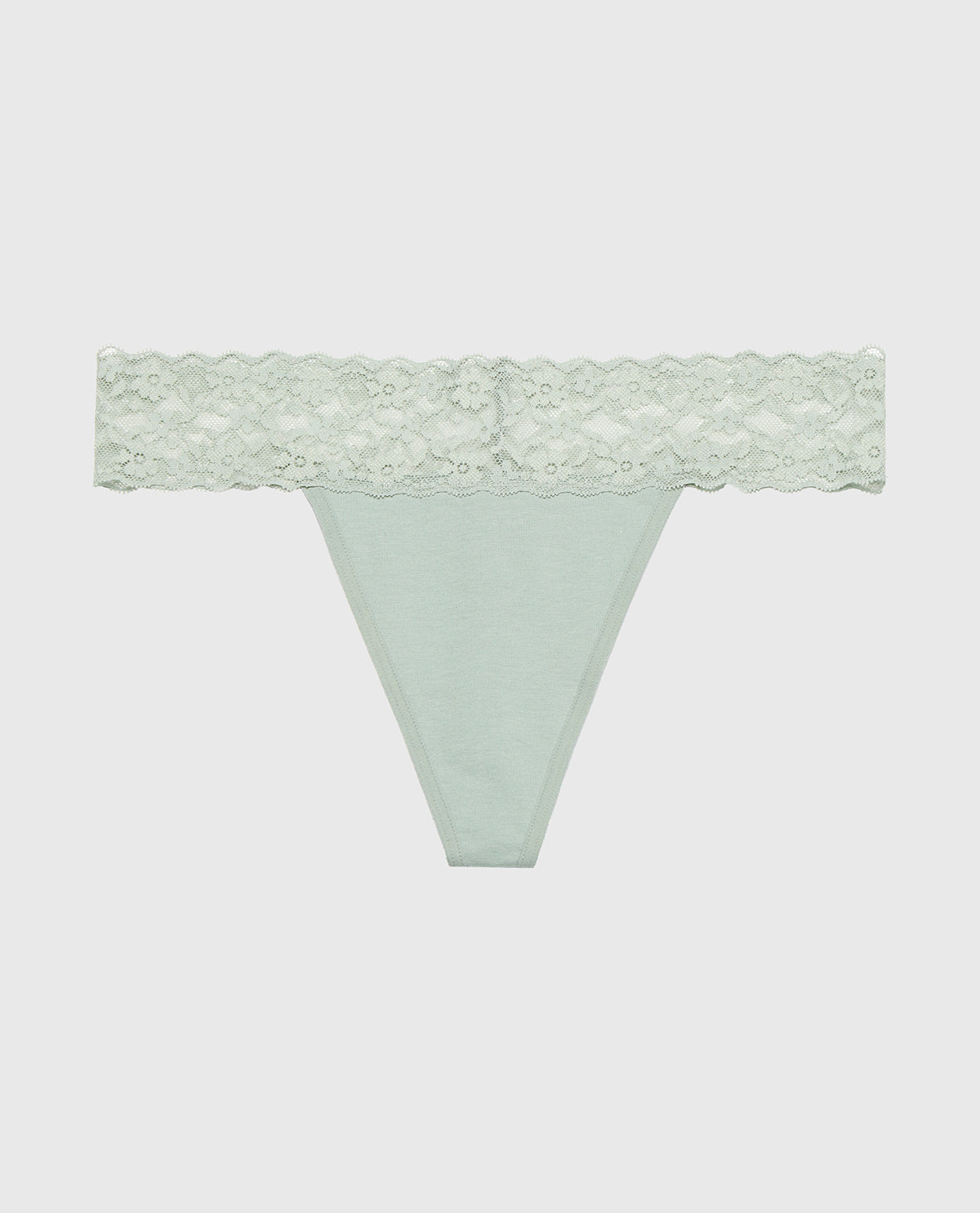 La Senza Thong Panty With Lace Trim
