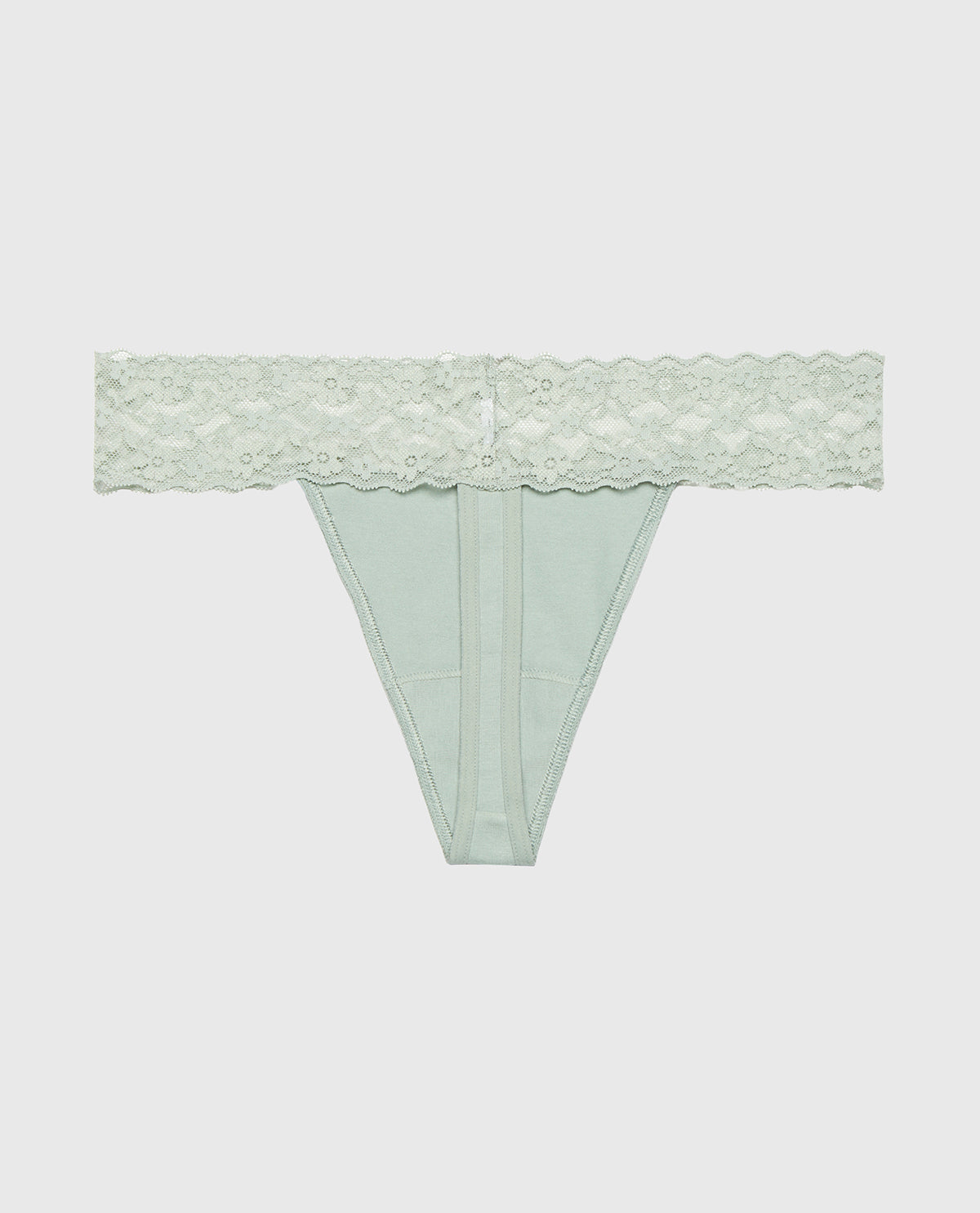 La Senza Thong Panty With Lace Trim