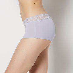 La Senza Boyshort Panty With Lace Trim