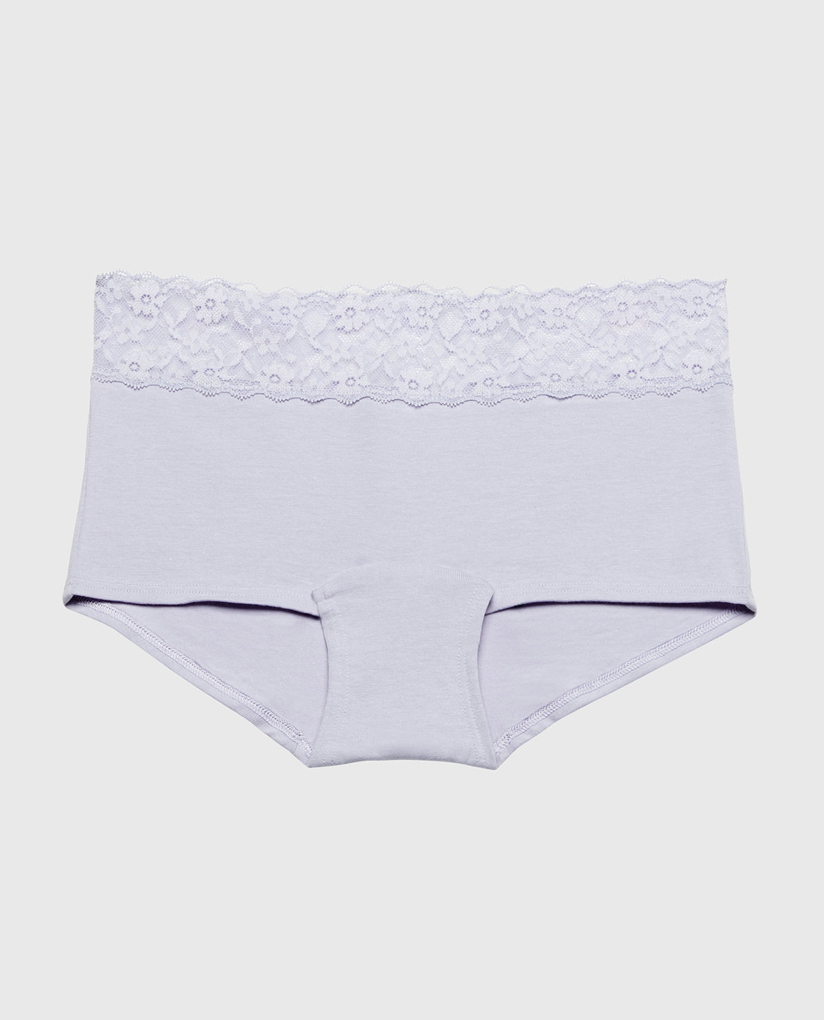 La Senza Boyshort Panty With Lace Trim
