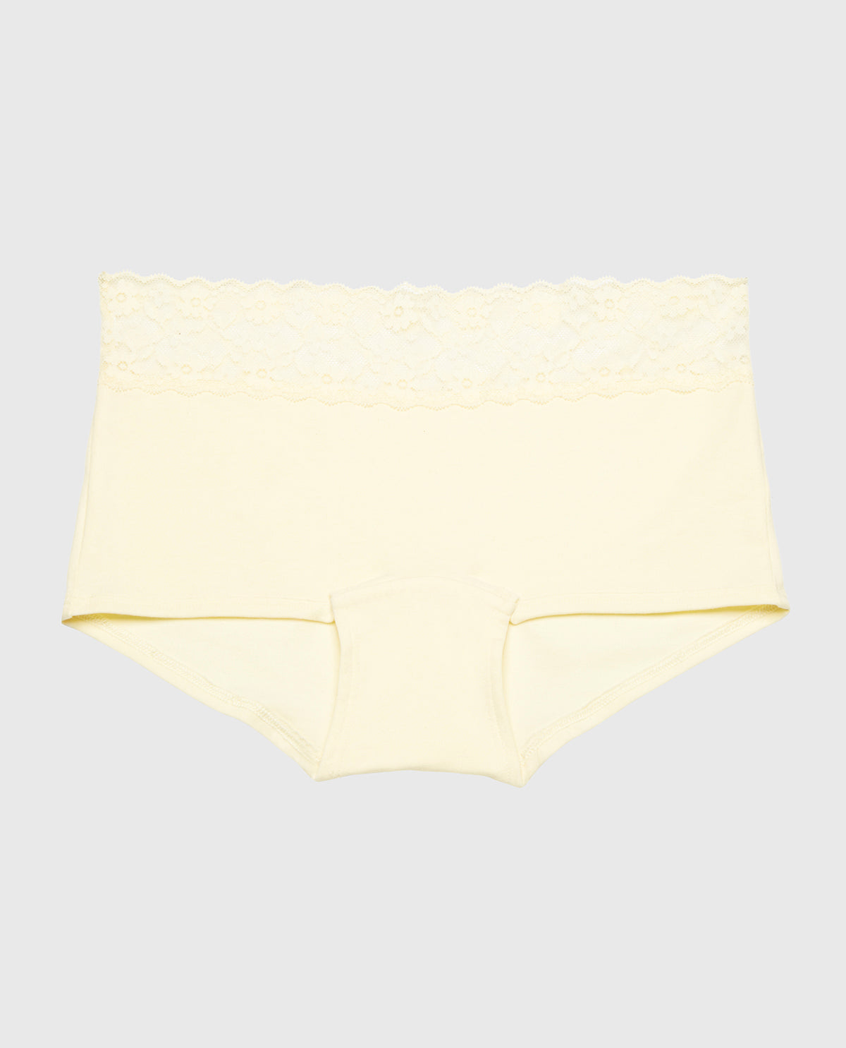 La Senza Boyshort Panty With Lace Trim
