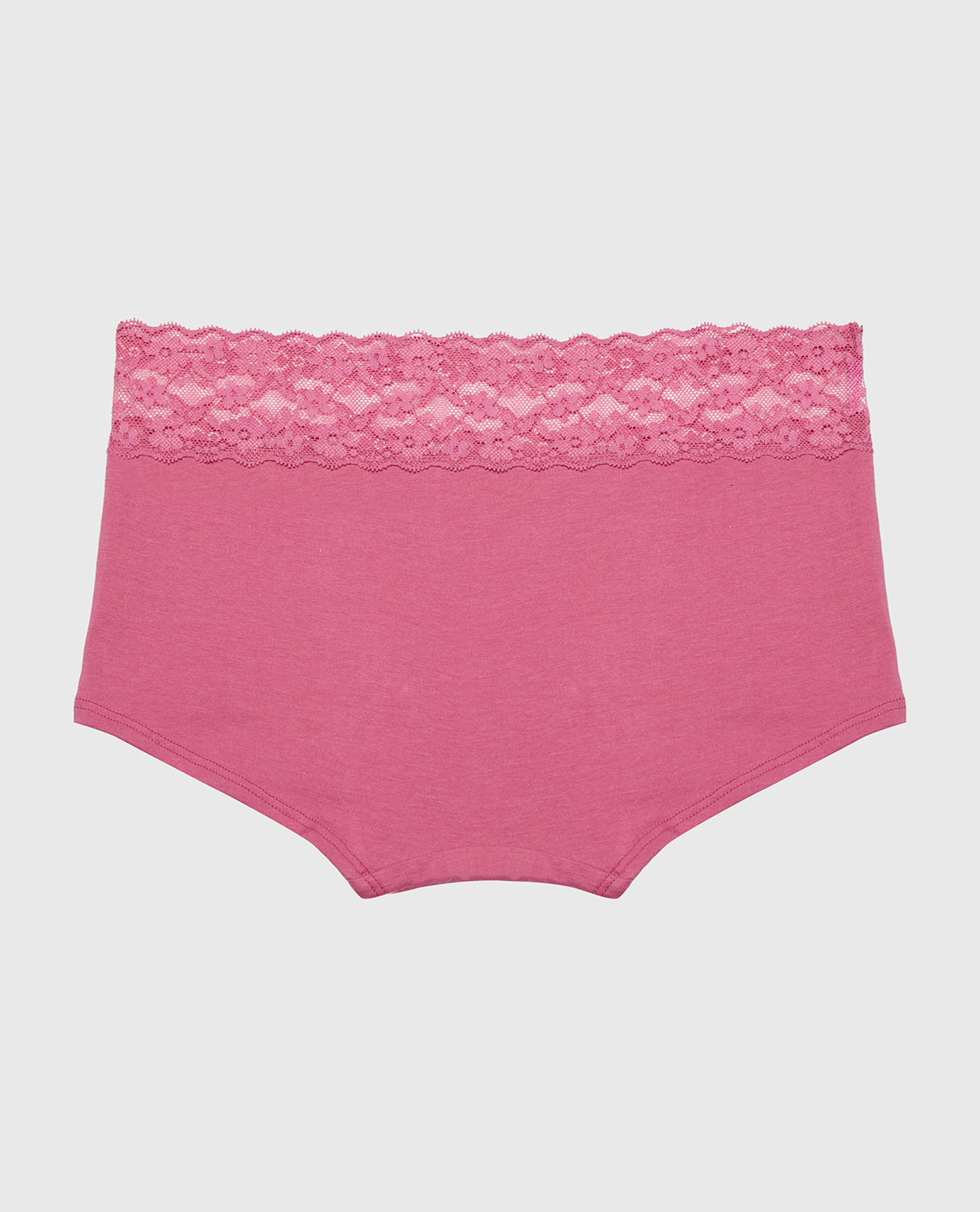 La Senza Boyshort Panty With Lace Trim