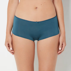 La Senza Ultrasoft Boyshort Panty with Bow Detail in Legion Blue