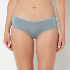 La Senza Ultrasoft Hipster Panty with Bow Detail in Lead