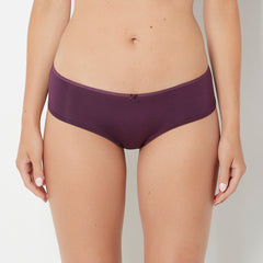 La Senza Ultrasoft Hipster Panty with Bow Detail in Blackberry Wine
