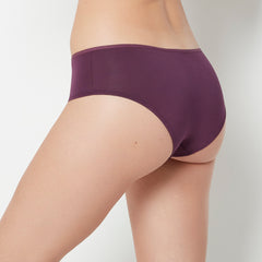 La Senza Ultrasoft Hipster Panty with Bow Detail in Blackberry Wine
