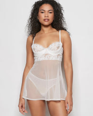 La Senza Unlined Balconette Babydoll With A Bow