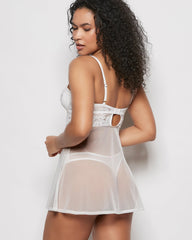 La Senza Unlined Balconette Babydoll With A Bow
