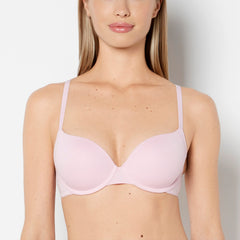La Senza Lightly Lined Demi Cotton bra in Sweet Dream