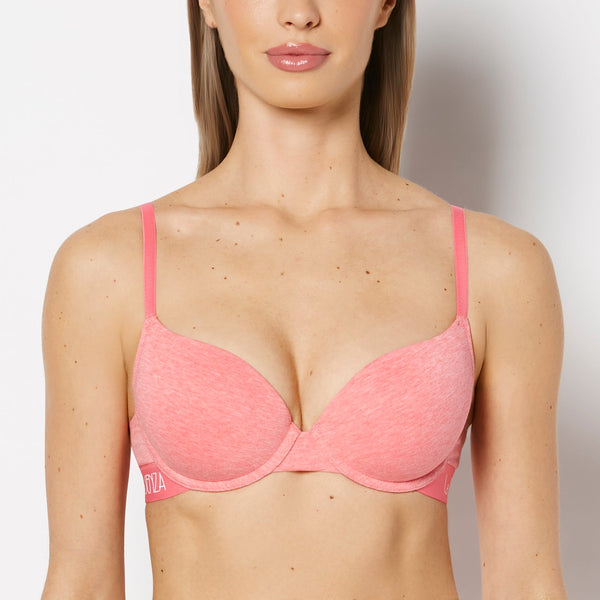 La Senza Lightly Lined Demi Bra With Art Deco Logo