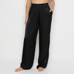 La Senza Satin Sleep Pant with button Front