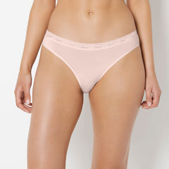 La Senza Ultrasoft Modal Bikini Panty with Lace Trim