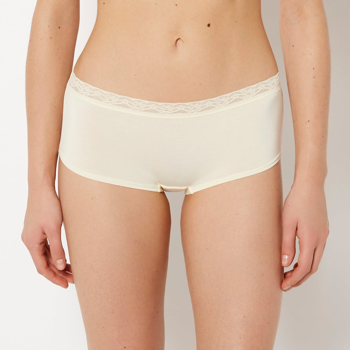 La Senza Ultrasoft Modal Boyshort Panty with Lace Trim