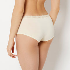 La Senza Ultrasoft Modal Boyshort Panty with Lace Trim