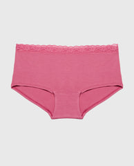 La Senza Ultrasoft Modal Boyshort Panty with Lace Trim