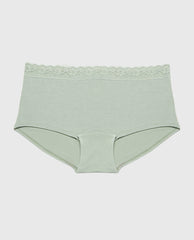 La Senza Ultrasoft Modal Boyshort Panty with Lace Trim