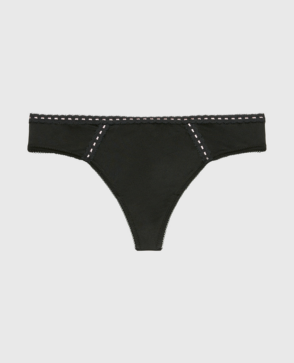 La Senza Low Rise thong In Microfiber with Ribbon Detailing