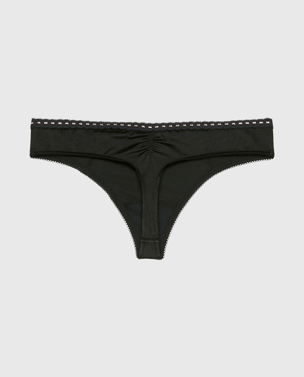 La Senza Low Rise thong In Microfiber with Ribbon Detailing