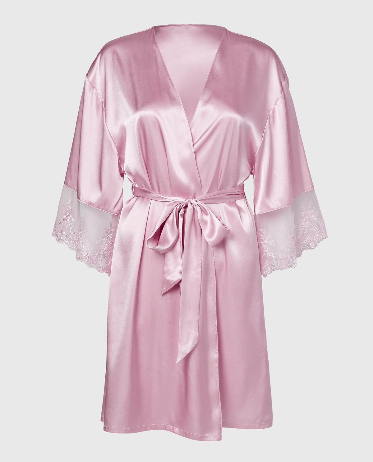 La Senza Designer Collection Kimono with Be Mine Embroidery