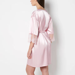 La Senza Designer Collection Kimono with Be Mine Embroidery